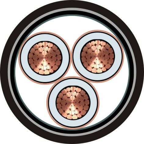 Stahlband-gepanzerter niedriger Rauch-nullhalogen-Kabel für Netzverteilung 3,6/6 KV 1